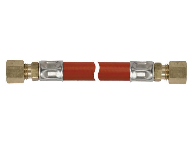 Talamex, gasslange i gummi, 8 mm x 40 cm