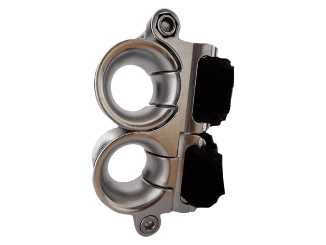 Facnor, dobbelt fairlead, duplex rustfrit stål, 20 mm x 25 mm (24000102110)