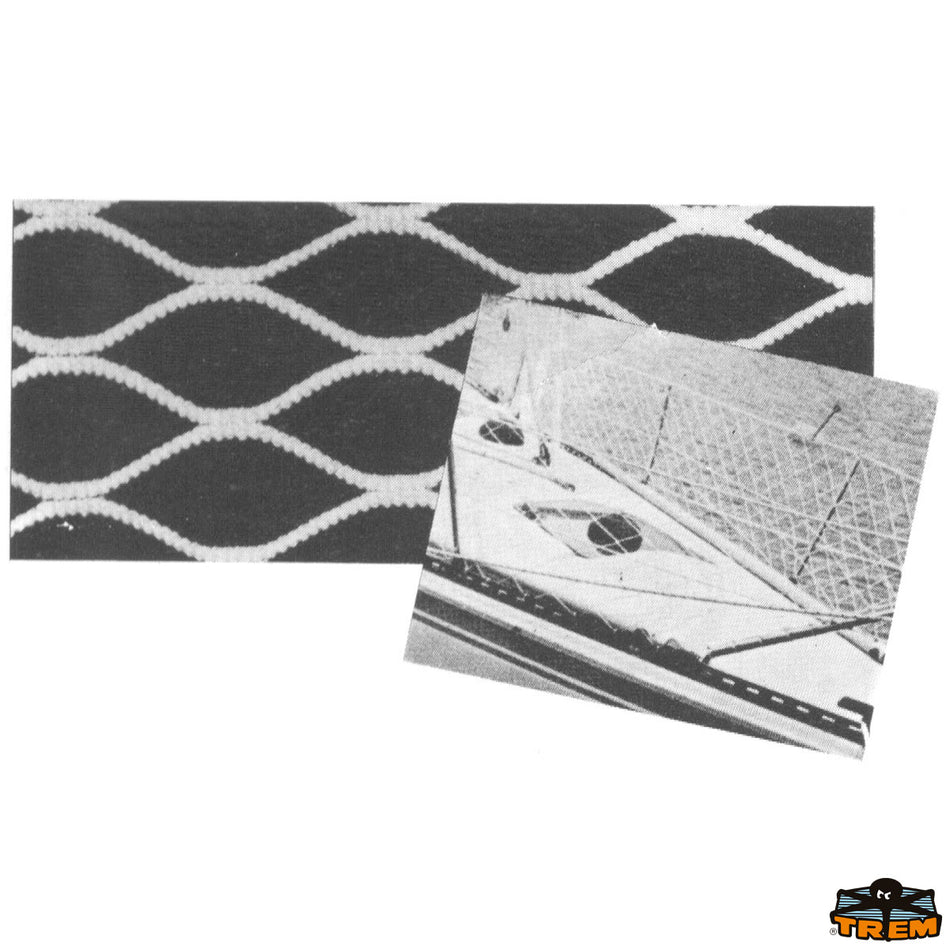 Trem, kaideverkko solmuton, 60 cm x 30 m (Z0000080)
