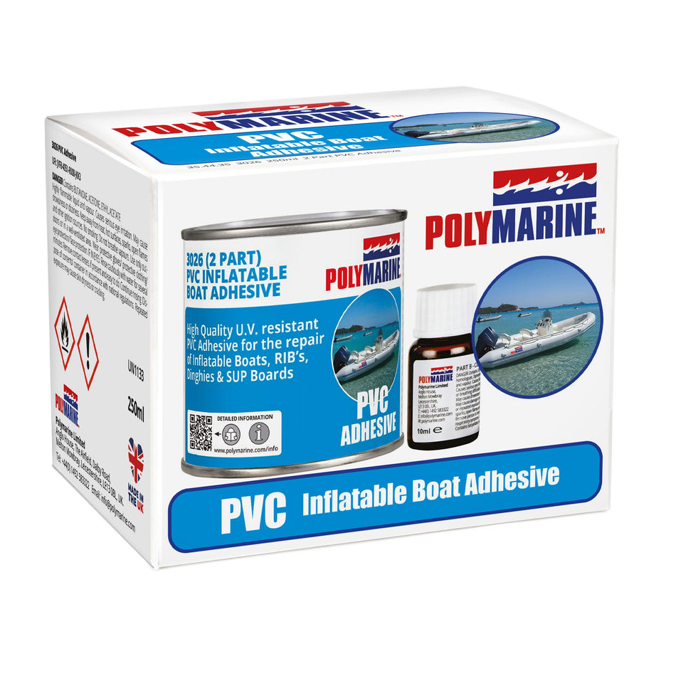 Polymarine, 2-komponenttinen liima, PVC, 250 ml (354435)